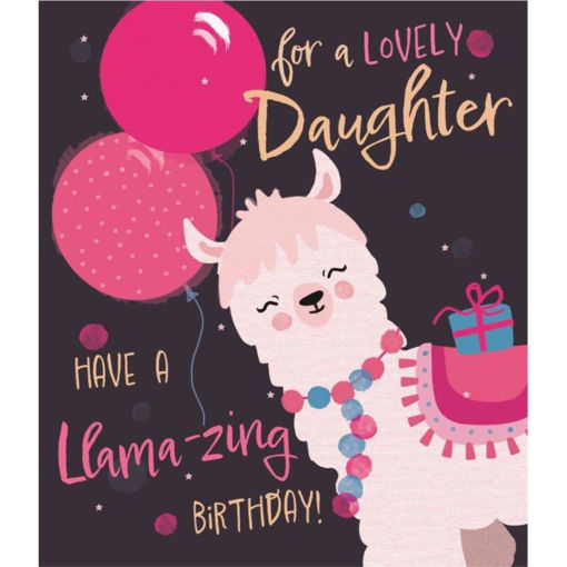 Picture of FOR A LOVELY DAUGHTER BIRTHDAY CARD